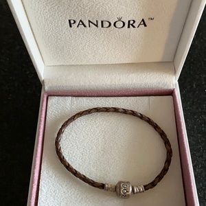 Pandora Leather Charm Bracelet